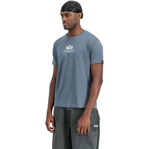 Shirt - Jersey - Ronde Hals - Logoprint - Kwartmouw