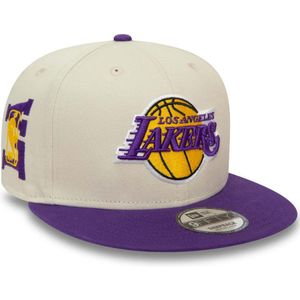 New Era Nba Logo 9fifty Los Angeles Lakers Cap Beige,Paars M-L Man