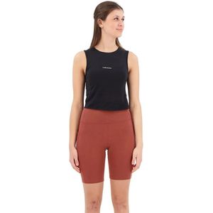 Icebreaker Zoneknit Cropped Merino Mouwloos T-shirt Zwart M Vrouw