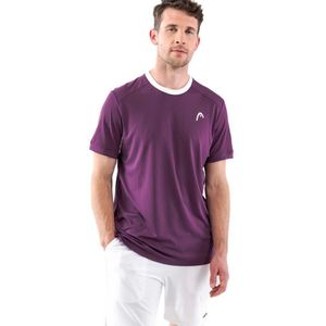 Head Racket Slice Short Sleeve T-shirt Paars XL Man