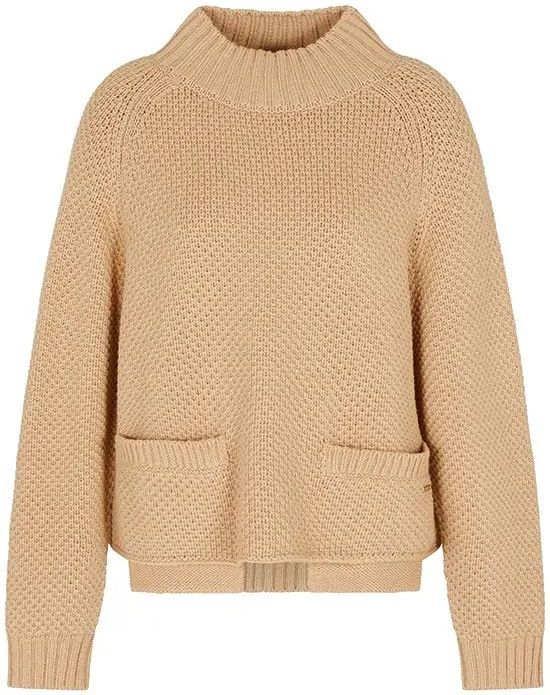 A|X Armani Exchange - XW001160AF16604U1051 - Coltrui - Beige - Wol en Acryl