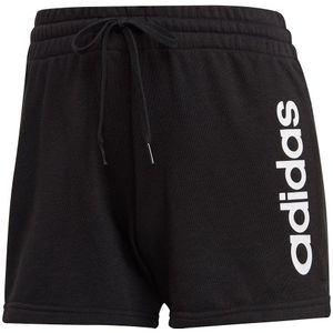 Adidas Essentials Slim Logo Shorts Zwart S Vrouw