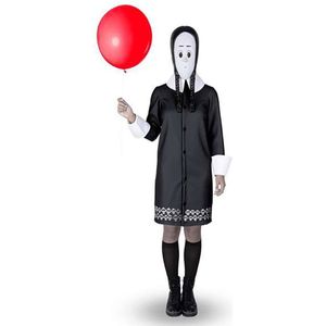 Viving Costumes Wednesday Addams Custom Zwart M-L