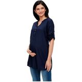 Mamalicious Mercy Maternity 3/4 Sleeve Tunic Blouse Blauw XS Vrouw