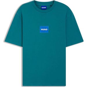 Hugo Nayonix 10258299 Blue T-shirt Met Korte Mouwen