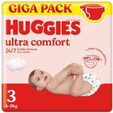 Huggies Ultra Comfort Diapers Size 3 168 Units Transparant