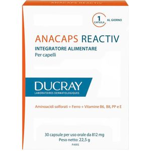 Ducray - Anacaps Reactiv - Haarbehandeling - 30 Eenheden