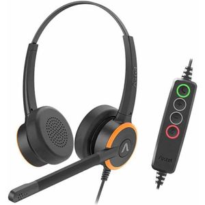 Axtel - AXH-PRIUCD - VoIP-koptelefoon - Zwart - Comfortabel en Ruisonderdrukkend