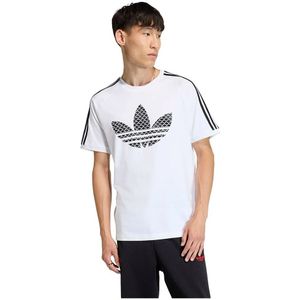 Adidas Originals Monogram Infill 3 Stripes Graphic T-shirt Met Korte Mouwen