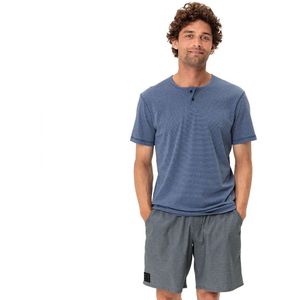 Vaude - Mineo Striped - T-shirt - Blauw - Korte Mouwen