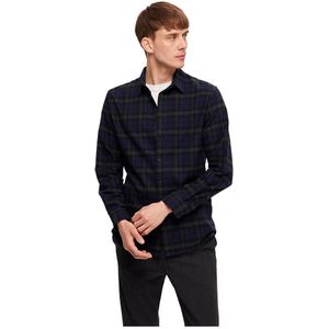 Selected Slimowen-flannel Overhemd Met Lange Mouwen