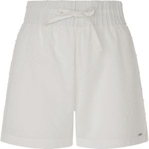 Pepe Jeans Broderie Shorts Pyjama Wit M Vrouw