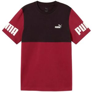 Puma Power Colorblock T-shirt Met Korte Mouwen