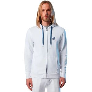 North Sails Logo Sweatshirt Met Rits