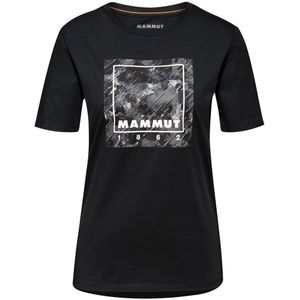 Mammut Graphic Short Sleeve T-shirt Zwart M Vrouw