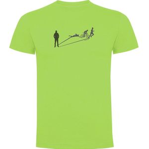 Kruskis Triathlon Shadow Short Sleeve T-shirt Groen S Man