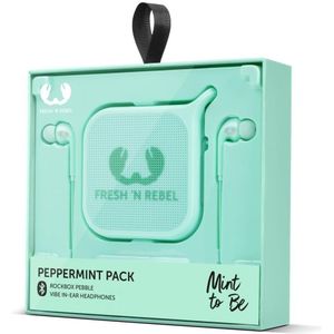 Fresh´n Rebel Rocbox Pebble+vibe In Ear Pack Headphones Groen
