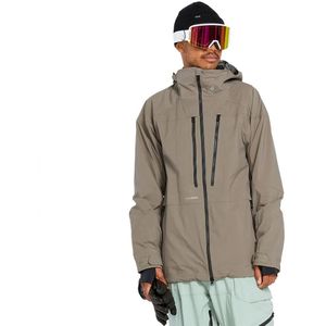 Volcom - Guch Stretch - Gore-Tex Jas - Beige - Heren Shell Technical Snow Jacket