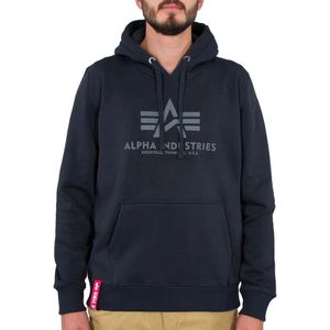Alpha Industries - Basic Hoodie - Zwart - Katoen/Polyester