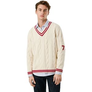 Pepe Jeans - PM7000021 Tempo - Gebreide Trui - Wit - Casual - Katoen