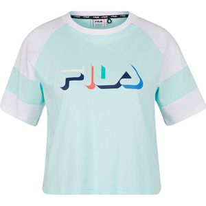 Fila Bodo Short Sleeve T-shirt Wit,Blauw 11-13 Years Meisje