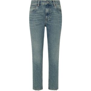 Pepe Jeans Pl204591 Tapered Fit Jeans Blauw 27 / 28 Vrouw