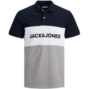 Jack & Jones Elogo Blocking Korte Mouw Poloshirt