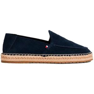 Tommy Hilfiger - Hilfiger Flex ESPA Suede Loafer - Espadrilles - Blauwe Woestijnhemel - Suède