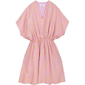 Makia Snug 3/4 Sleeve Short Dress Roze M Vrouw