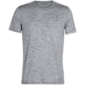 Icebreaker Tech Lite Tour Du Mont Blanc Merino Short Sleeve T-shirt Grijs S Man