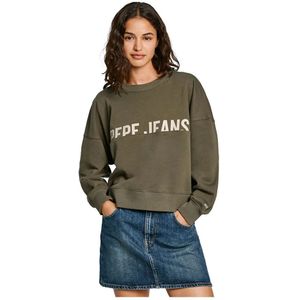 Pepe Jeansvoor vrouwen. PL581452 Sweater Gayle oranje (L), Casual, Biologisch katoen, Duurzaam