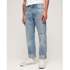 Superdry Vintage Straight Fit Jeans Blauw 32 / 32 Man