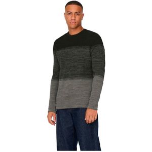 Only & Sons Panter Life 12 Struc Sweater Groen XS Man