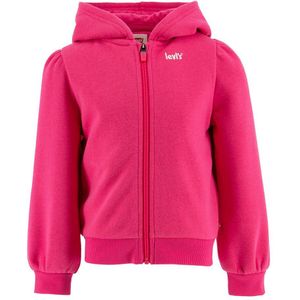 Levi´s ® Kids Poster logo Full Zip Sweatshirt Roze 9 Months