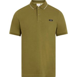 Calvin Klein Stretch Pique Tipping Korte Mouw Poloshirt