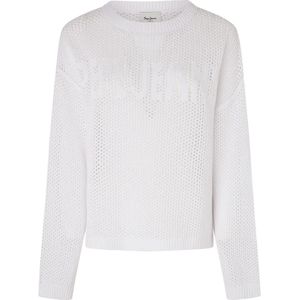 Pepe Jeans - Gisele - Damestrui - Neutraal - Ronde Hals - Lange Mouwen