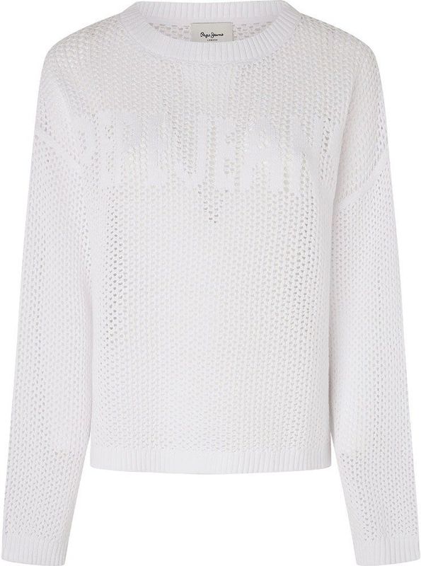 Pepe Jeans - Gisele - Damestrui - Neutraal - Ronde Hals - Lange Mouwen