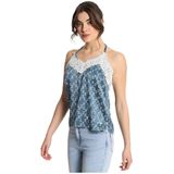 Victorio & Lucchino - 330078020 - Lingerie Topje - Blauw - Viscose - Mouwloos