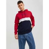 JACK & JONES ESSENTIALS Hoodie JJEREID Rood