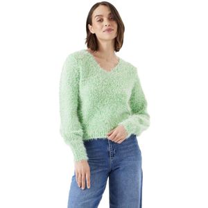 Garcia I30044 V Neck Sweater Groen L Vrouw