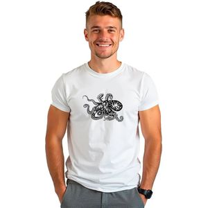 Kruskis Psychedelic Octopus T-shirt Met Korte Mouwen