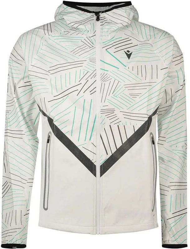 Macron - Christian - Waterdichte Jas - Heren - Zilver - Reflecterende Details