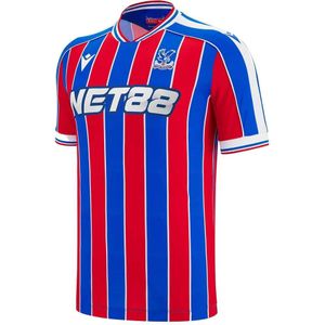 Macron - Crystal Palace FC 25/26 - Thuis T-shirt - Rood en Blauw - Korte Mouwen
