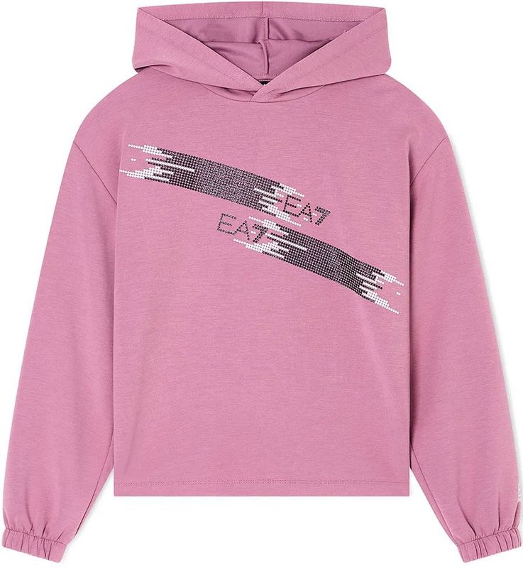 Ea7 Emporio Armani Train Logo Series Tape Hoodie