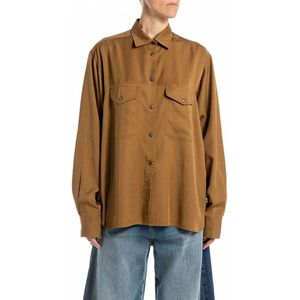 Replay W2365.000.85372 Overhemd Met Lange Mouwen