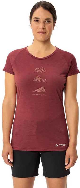 Tekoa Wool T-shirt - Dames - Zwart - Merino Wol - Warmte- en Vochtregulerend