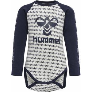 Hummel Desmond Long Sleeve Bodie Blauw 2-4 Months