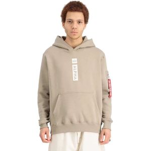 ALPHA INDUSTRIES - Alpha RP Hoodie - Heren - Grijs - Katoen