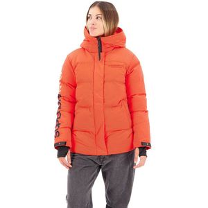 Superdry City Padded Hooded Wind Parka Rood L Vrouw