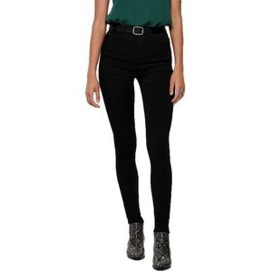 Only Forever Black Life High Waist Skinny Spijkerbroek